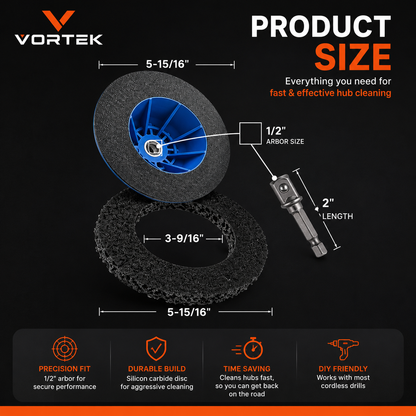 Vortek Wheel Hub Cleaning Disc