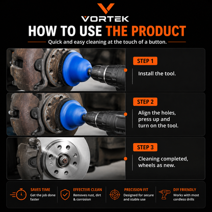 Vortek Wheel Hub Cleaning Disc