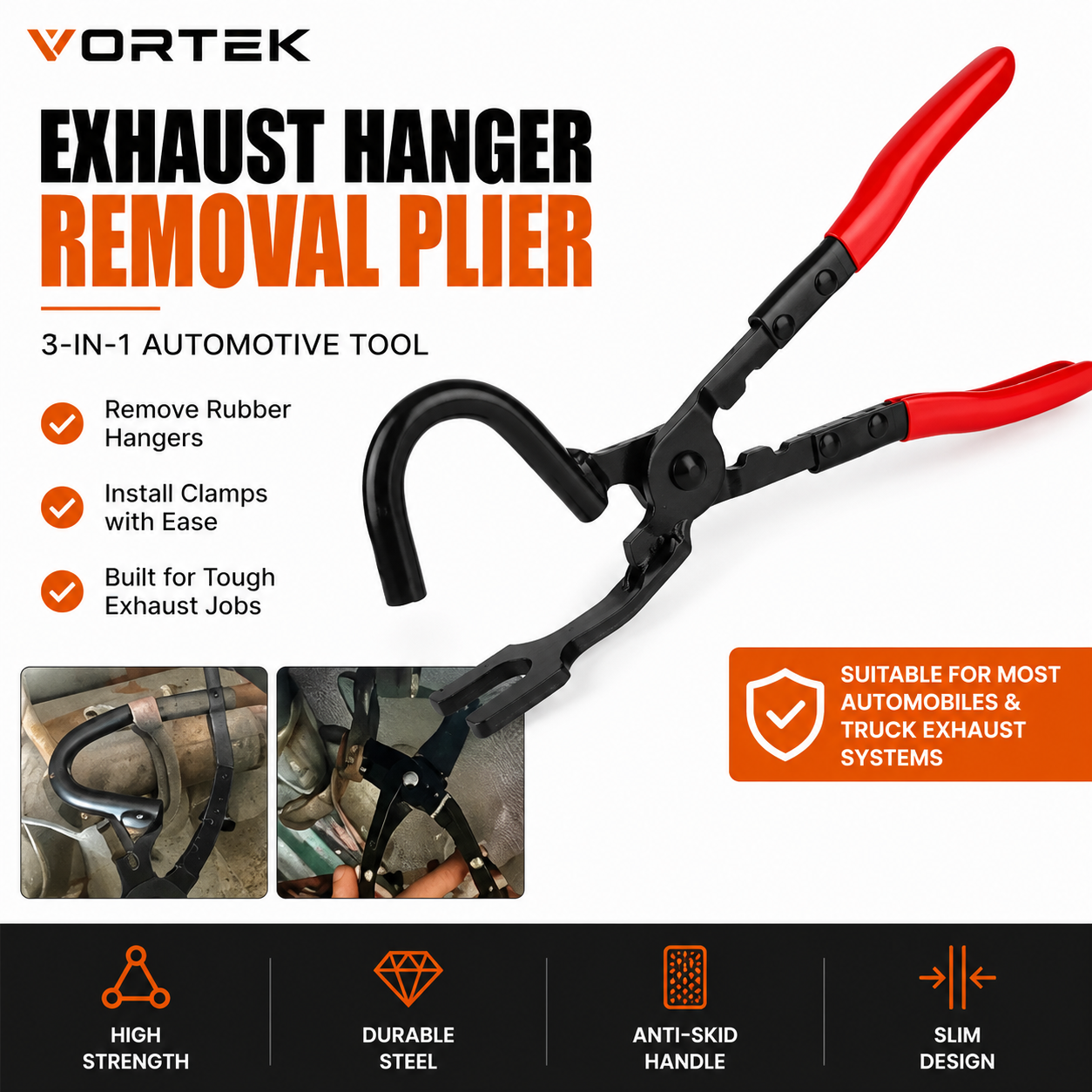 Vortek Exhaust Hanger Removal Plier