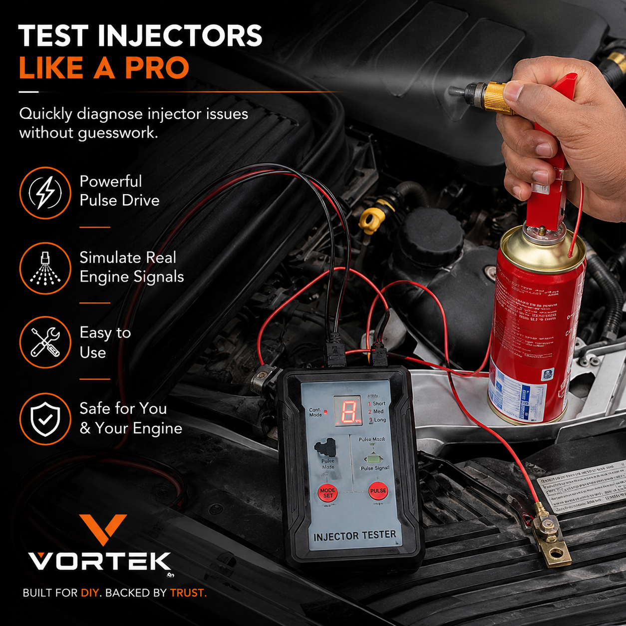 Vortek Fuel Injector Tester & Cleaner Kit