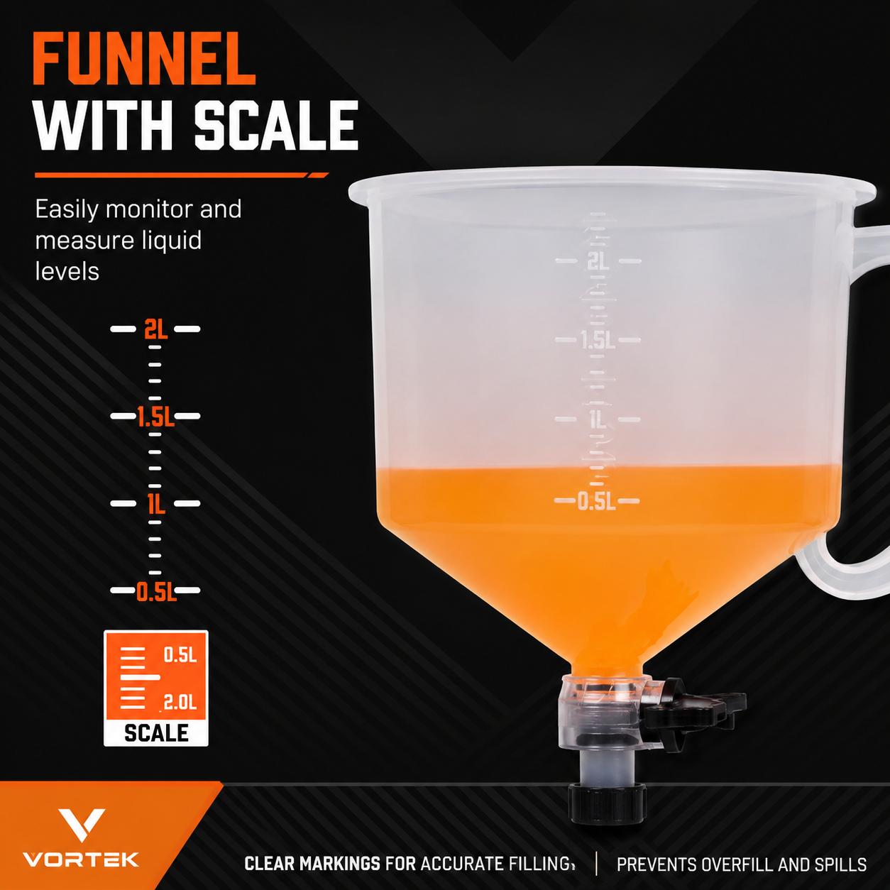 Vortek Spill-Free Coolant Funnel Kit
