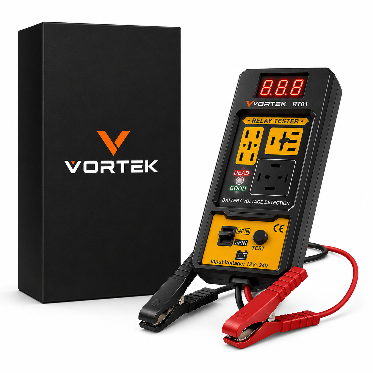 Vortek RT01 Relay Tester & Battery Voltage Detector