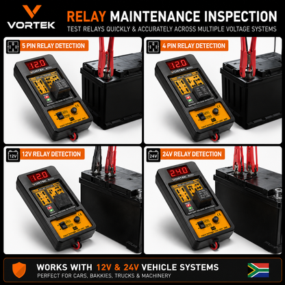 Vortek RT01 Relay Tester & Battery Voltage Detector
