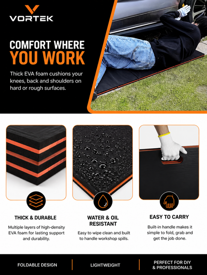 Vortek Foldable EVA Foam Mechanic's Mat